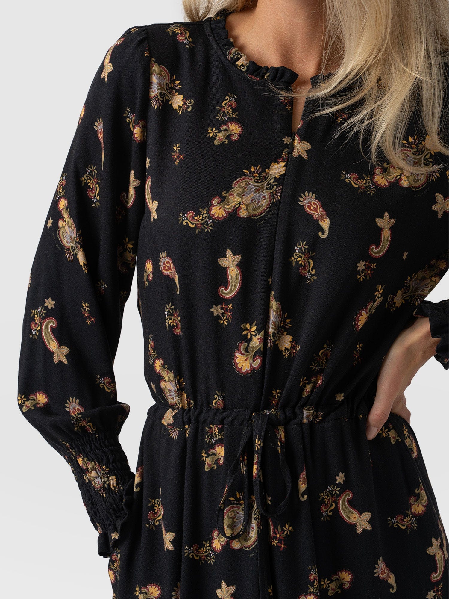 Olivia Zip Up Dress Highland Paisley - Women's Dresses | Saint + Sofia® EU